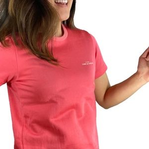 Comme des Garçons Tricot AD2000 Pink Logo Tee (S) - pre-owned
